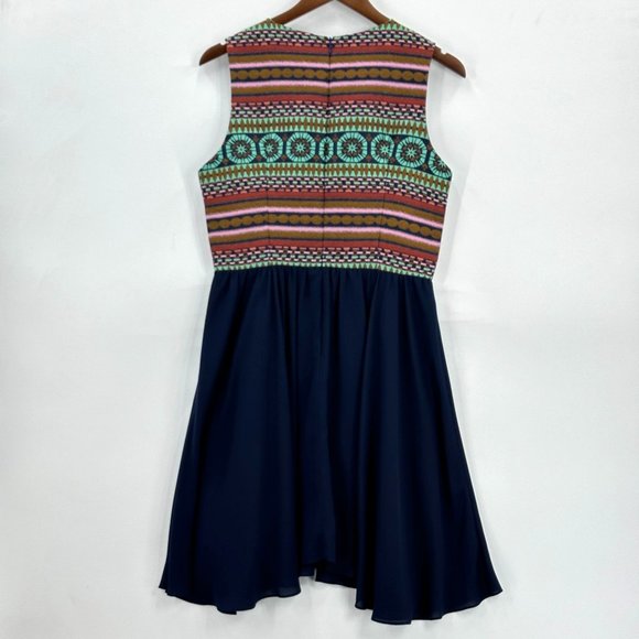 Nomad Morgan Carper Anthropologie Dress Women's Winona Sleeveless Multicolor 8 - Picture 2 of 9